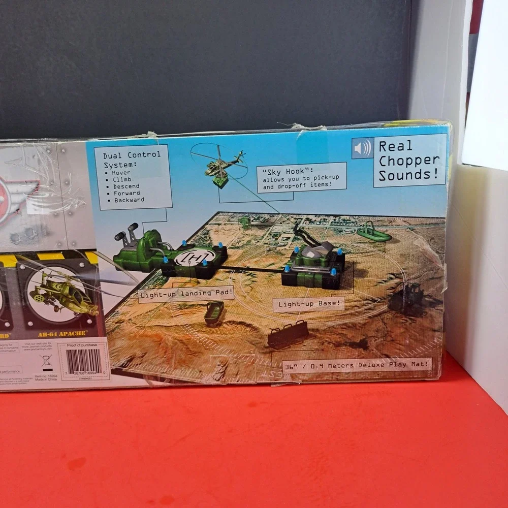 Jasman Command Force Chopper AH-6 Little Bird Black New Open Box